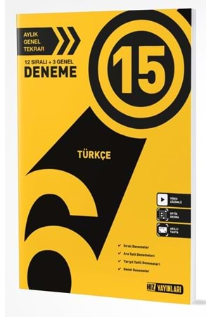 HIZ 6.SINIF TÜRKÇE DENEME 15 Lİ HO 23-24