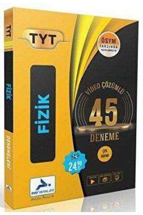 PARAF TYT FİZİK VİDEO ÇÖZÜMLÜ 45 DENEME