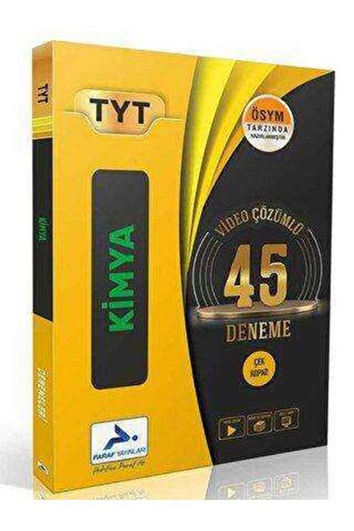 PARAF TYT KİMYA VİDEO ÇÖZÜMLÜ 45 DENEME