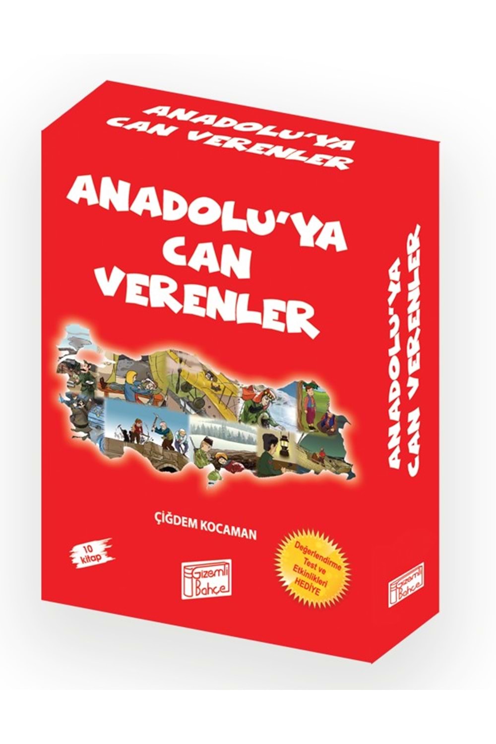 GİZEMLİ BAHÇE 9 YAŞ ANADOLUYA CAN VERENLER 10 KİTAP SAYFA SAYISI 64