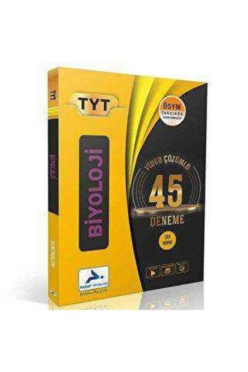 PARAF TYT BİYOLOJİ VİDEO ÇÖZÜMLÜ 45 DENEME