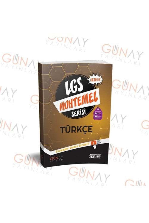 GÜNAY 8.SINIF LGS MUHTEMEL SERİSİ TÜRKÇE SORU BANKASI
