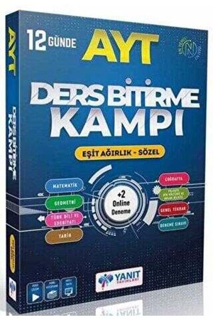 YANIT AYT DERS BİTİRME KAMPI EŞİT AĞIR. SÖZEL
