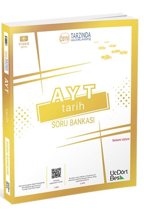 ÜÇDÖRTBEŞ 2024 AYT TARİH SORU BANKASI