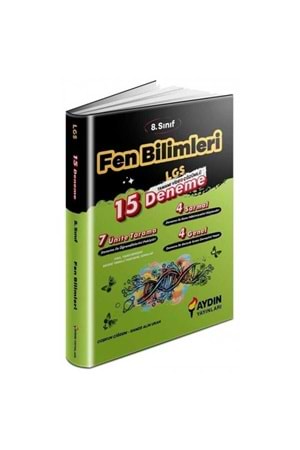 LGS 8. Sınıf Fen Bilimleri 15 Deneme