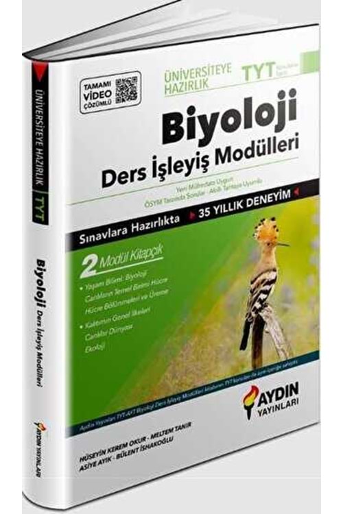 AYDIN ÜNİVERSİTEYE HAZIRLIK TYT BİYOLOJİ DERS İŞLEYİŞ MODÜLLERİ (KAMPANYALI ÜRÜN)