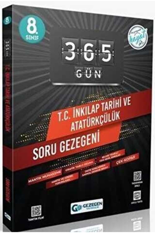 GEZEGEN 365 GÜN T.C. İNKILAP TARİHİ VE ATATÜRKÇÜLÜK SORU GEZEGENİ