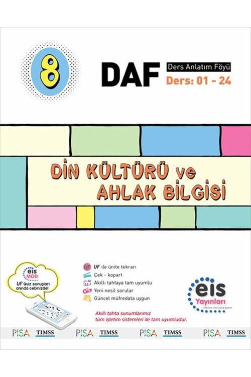 8.Sınıf - DAF - Din Kültürü ve Ahlak Bilgisi