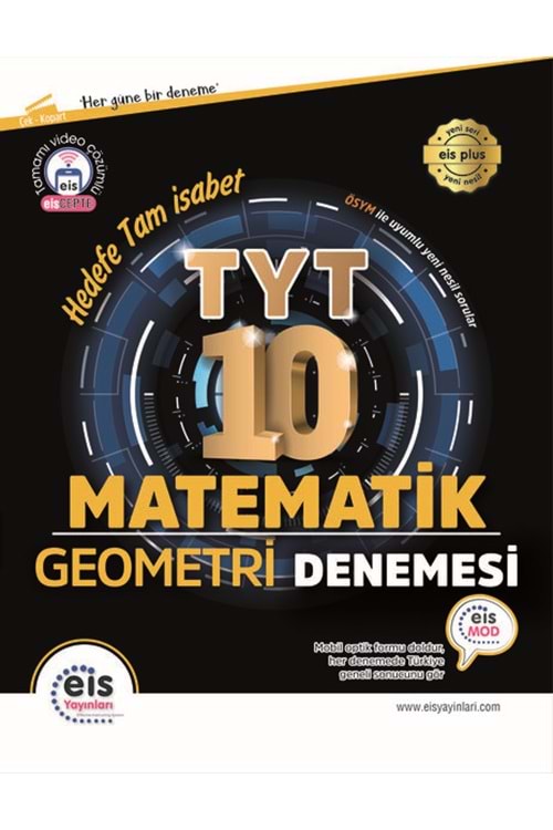 EIS TYT - BRANŞ DENEMELERİ - MATEMATİK-GEOMETRİ (10 LU)
