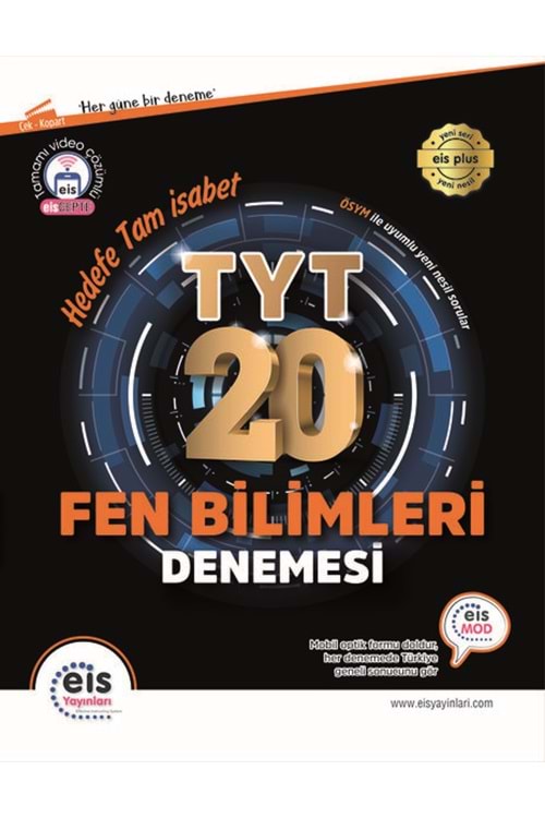 EIS TYT - BRANŞ DENEMELERİ - FEN BİLİMLERİ (20 Lİ)