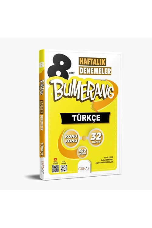 GÜNAY BUMERANG 32 HAFTALIK TÜRKÇE DENEMELERİ