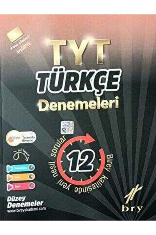 BRY TYT - BRANŞ DENEMELERİ - TÜRKÇE (12 Lİ)