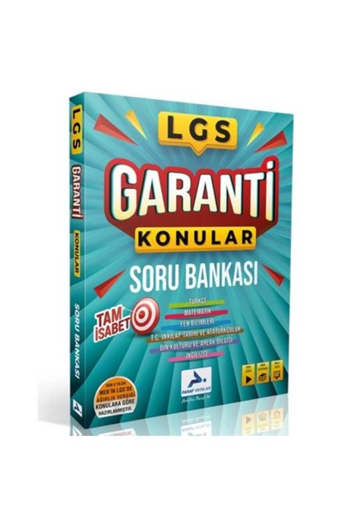 PARAF LGS GARANTİ KONULAR SORU BANKASI