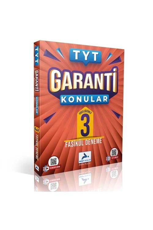 PARAF TYT GARANTİ KONULAR 3 FASİKÜL DEN. VİD.ÇÖZÜM