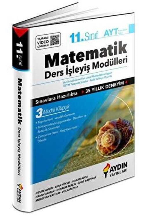 AYDIN 11.SINIF AYDIN MATEMATİK DERS İŞLEYİŞ MODÜLLERİ