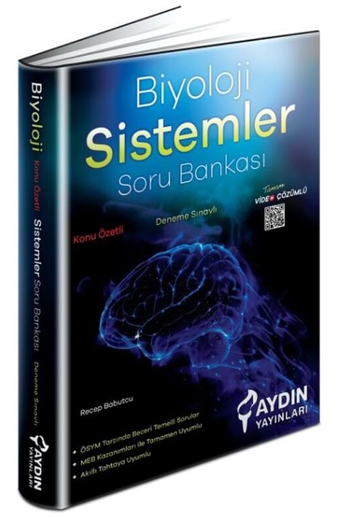 AYDIN AYT BİYOLOJİ SİSTEMLER KONU ÖZETLİ SORU BANKASI