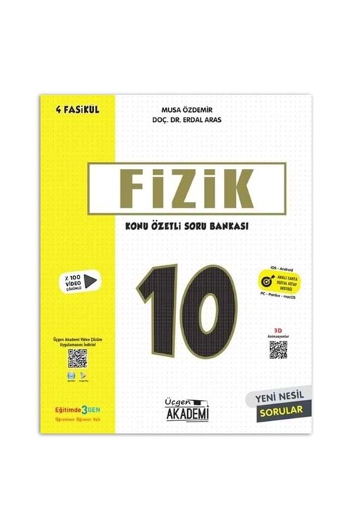 ÜÇGEN AKADEMİ 10.SINIF FİZİK - KÖSB - 4 FASİKÜL
