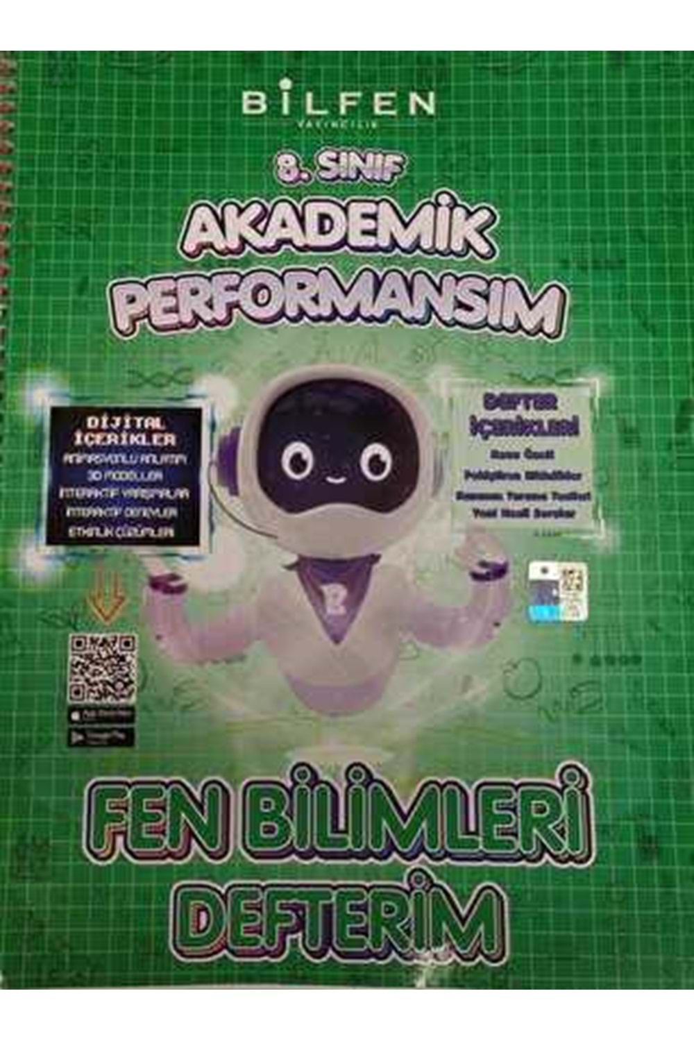 BİLFEN FEN BILIMLERİ 8 AKADEMİK PERFORMANSIM DEFTERİM