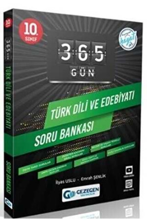 GEZEGEN 365 GÜN TÜRK DİLİ VE EDEBİYATI SORU BANKASI