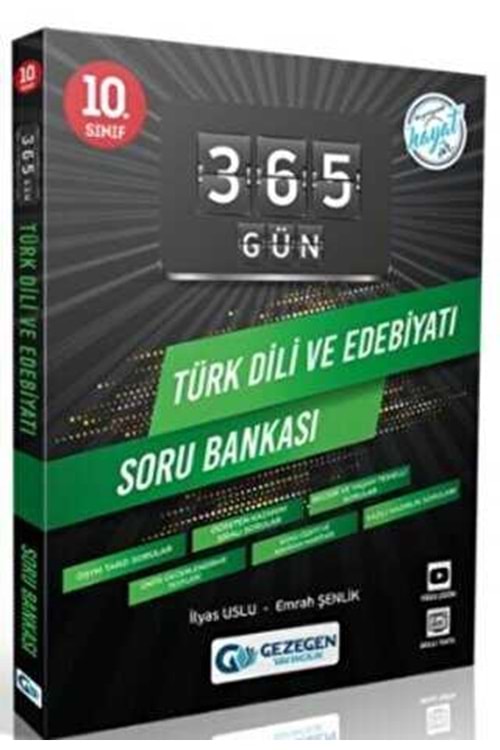 GEZEGEN 365 GÜN TÜRK DİLİ VE EDEBİYATI SORU BANKASI
