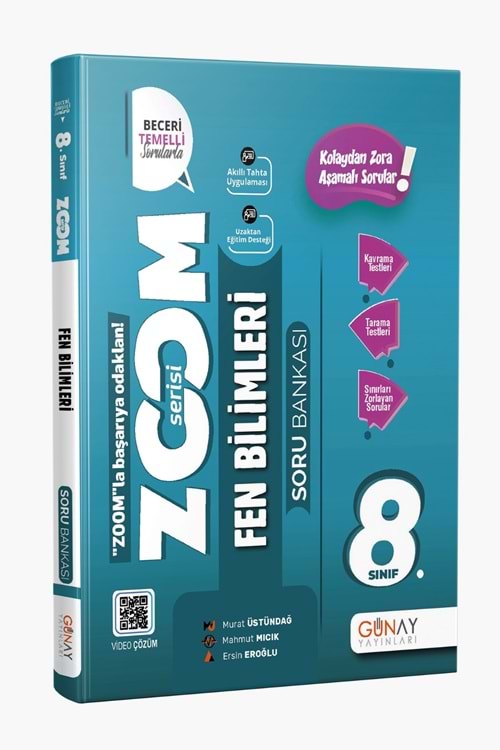 GÜNAY ZOOM SERİSİ FEN BİLİMLERİ SORU BANKASI