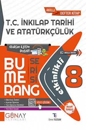 GÜNAY BUMERANG ETKİNLİKLİ T.C. İNKILAP TARİHİ VE ATATÜRKÇÜLÜK