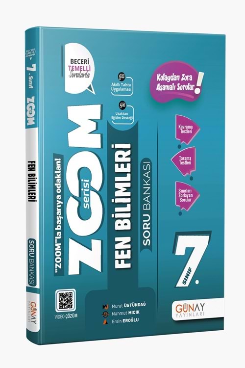 GÜNAY ZOOM SERİSİ FEN BİLİMLERİ SORU BANKASI