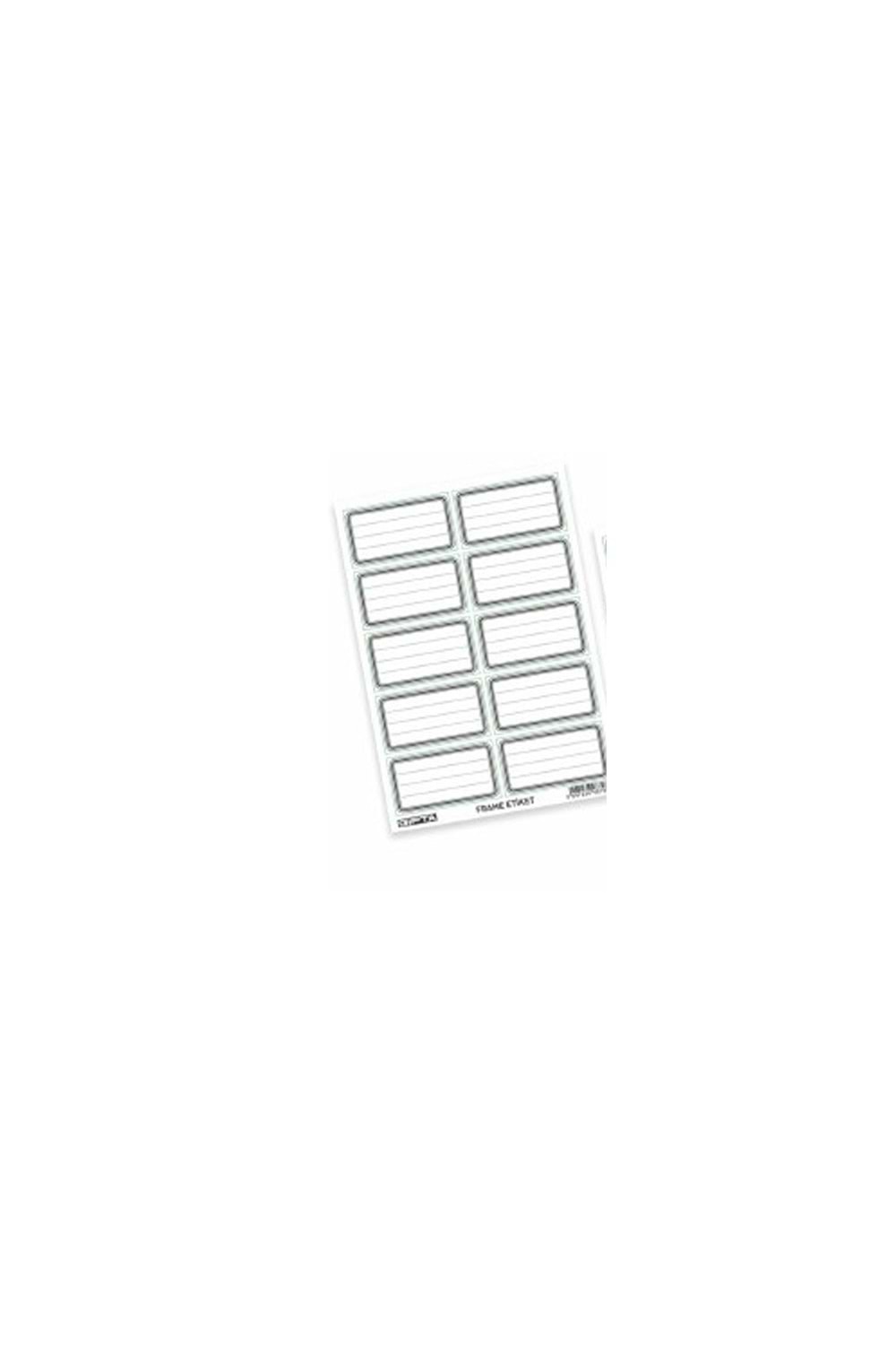 GIPTA-FRAME SİYAH OKUL ETİKETİ-20 YP.