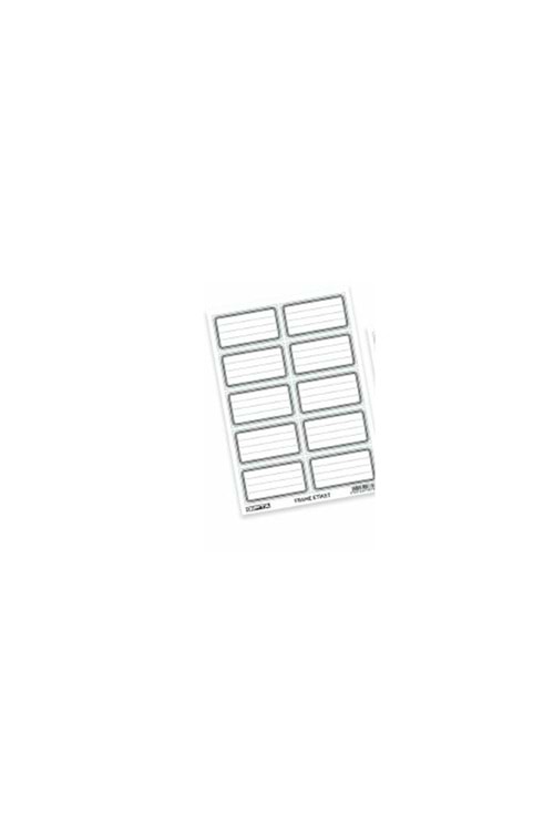 GIPTA-FRAME SİYAH OKUL ETİKETİ-20 YP.