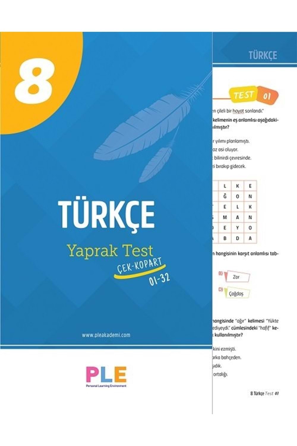 PLE 8.SINIF - TÜRKÇE - YAPRAK TESTİ (1-32)