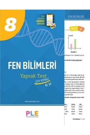 PLE 8.SINIF - FEN BİLİMLERİ - YAPRAK TESTİ (1-32)