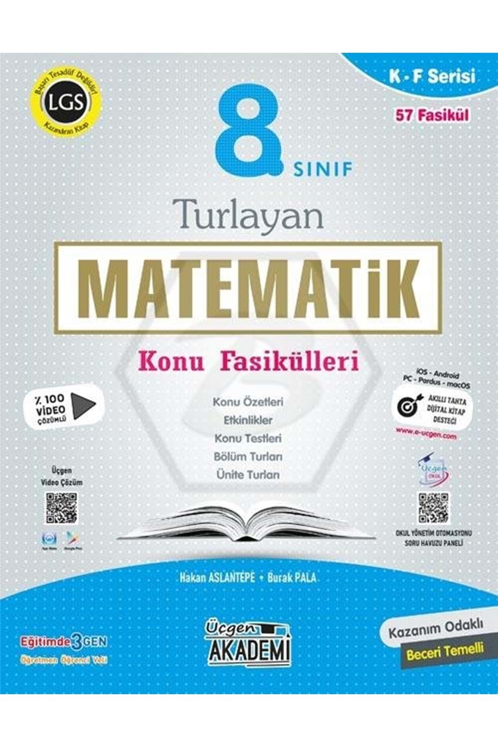 ÜÇGEN AKADEMİ 8.SINIF - MATEMATİK - TURLAYAN KONU FASİKÜLLERİ