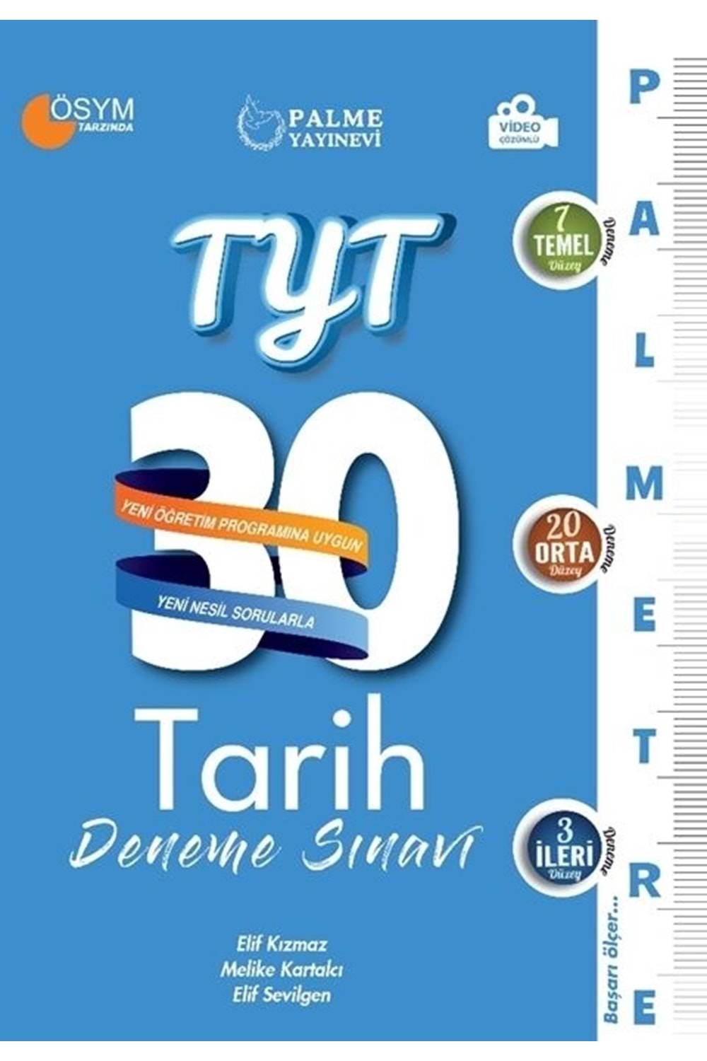 PALME TYT TARİH PALMETRE 30 LU DENEME SINAVI