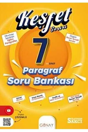 GÜNAY 7.SINIF ZOOM SERİSİ PARAGRAF SORU BANKASI