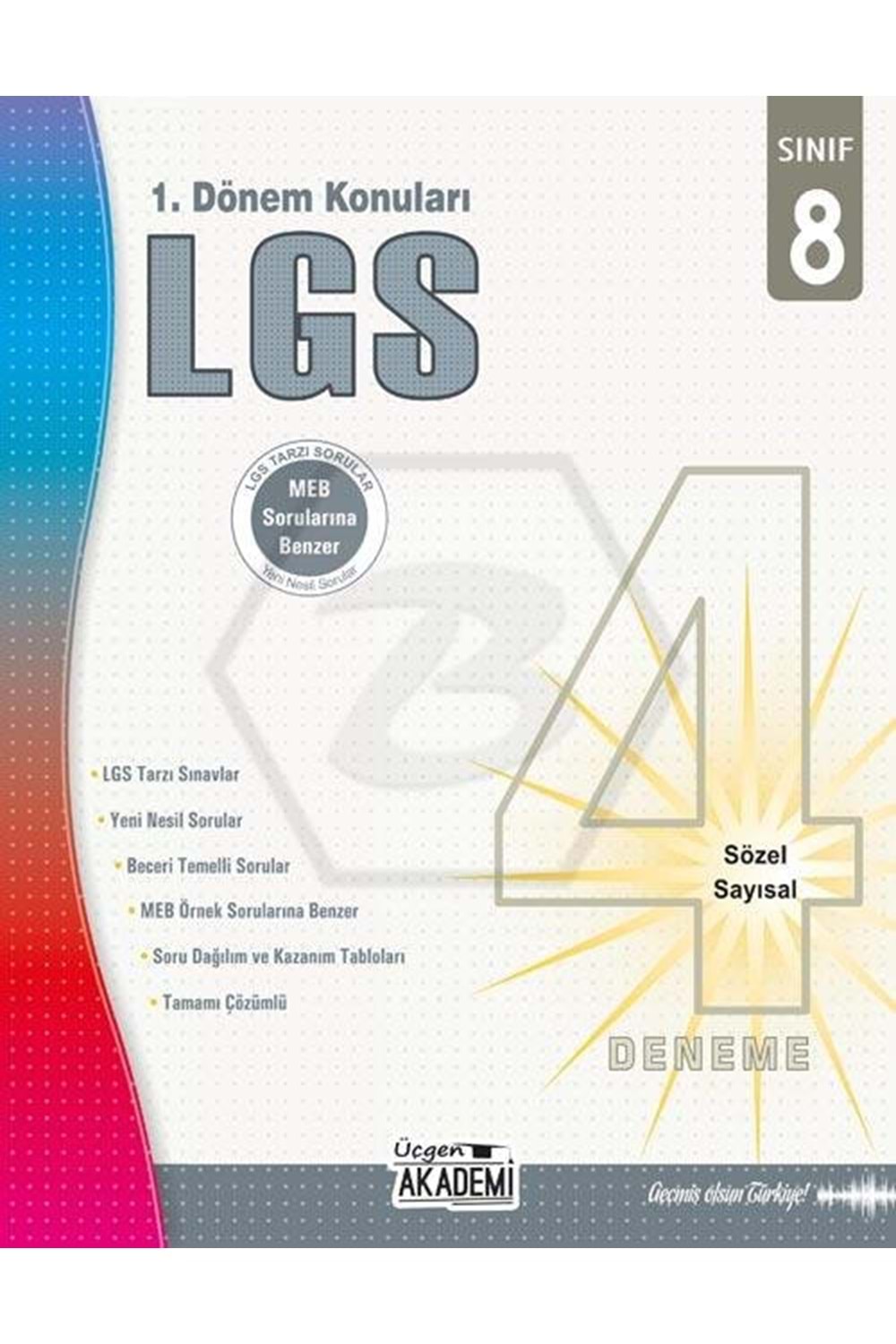 ÜÇGEN AKADEMİ 8.SINIF - LGS 4’LÜ DENEME - 1. DÖNEM KONULARI