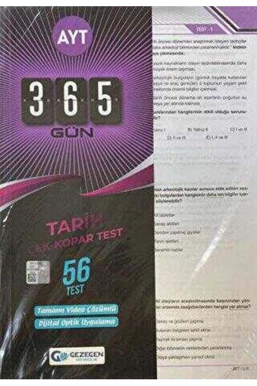 GEZEGEN TARİH ÇEK KOPAR YAPRAK TEST (YENİ)
