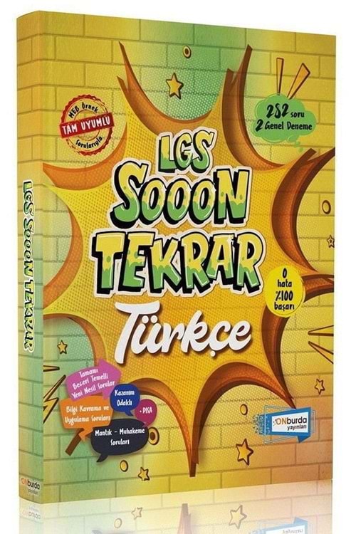 NETBİL 8.SINIF LGS SOOON TEKRAR TÜRKÇE