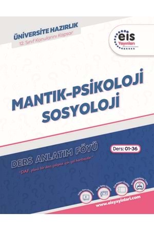 EIS YKS - DAF - MANTIK PSİKOLOJİ SOSYOLOJİ