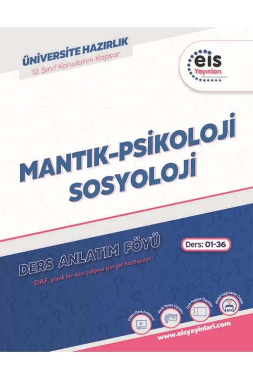EIS YKS - DAF - MANTIK PSİKOLOJİ SOSYOLOJİ
