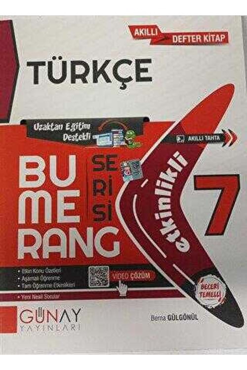 GÜNAY BUMERANG ETKİNLİKLİ TÜRKÇE