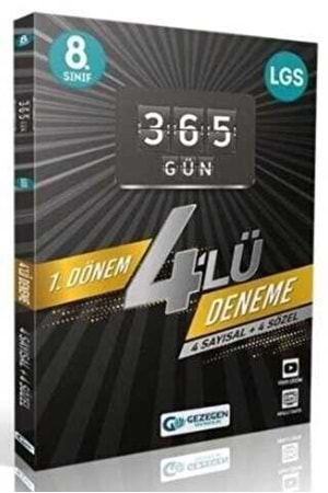 GEZEGEN 365 GÜN 1.DÖNEM 4 LÜ DENEME (YENİ)