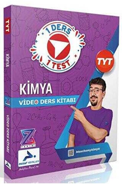 PARAF Z TAKIM TYT KİMYA VİDEO DERS KİTABI