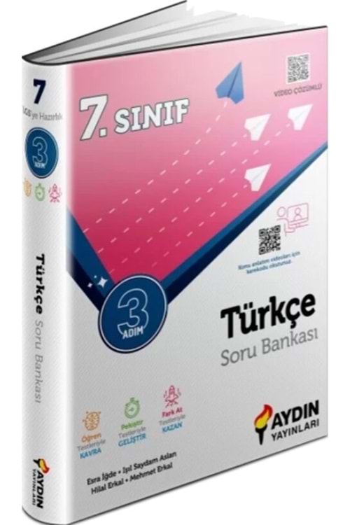 AYDIN 7.SINIF TÜRKÇE ÜÇ ADIM SORU BANKASI
