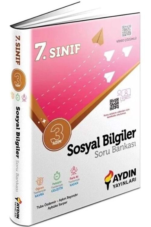 7. Sınıf Sosyal Bilgiler Üç Adım Soru Bankası