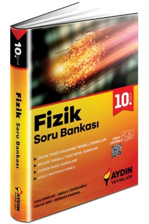 AYDIN 10.SINIF FİZİK KONU ÖZETLİ SORU BANKASI (KAMPANYALI ÜRÜN)