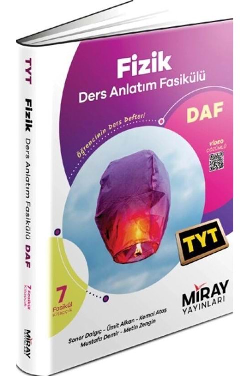 MİRAY TYT FİZİK DERS ANLATIM FASİKÜLLERİ
