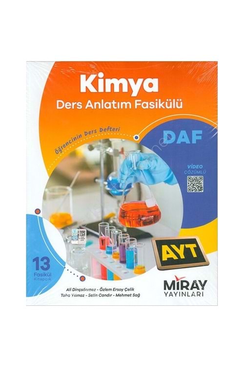 MİRAY AYT KİMYA DERS ANLATIM FASİKÜLLERİ