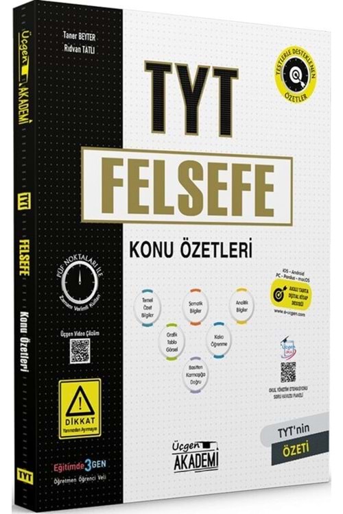 ÜÇGEN AKADEMİ TYT FELSEFE - KONU ÖZETLERİ