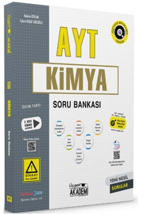 ÜÇGEN AKADEMİ AYT KİMYA - SORU BANKASI
