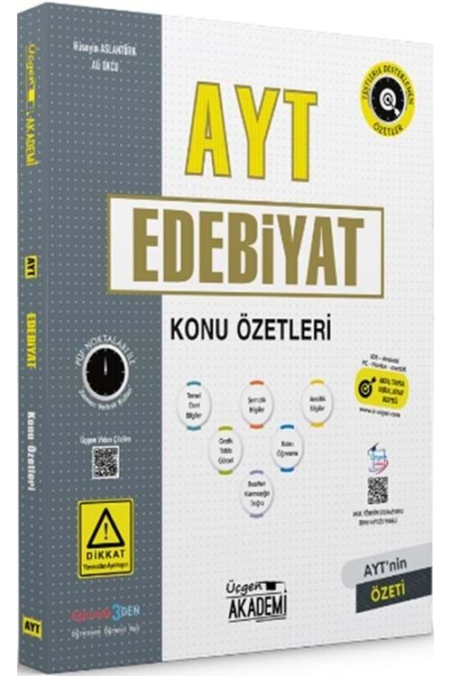 ÜÇGEN AKADEMİ AYT EDEBİYAT - KONU ÖZETİ